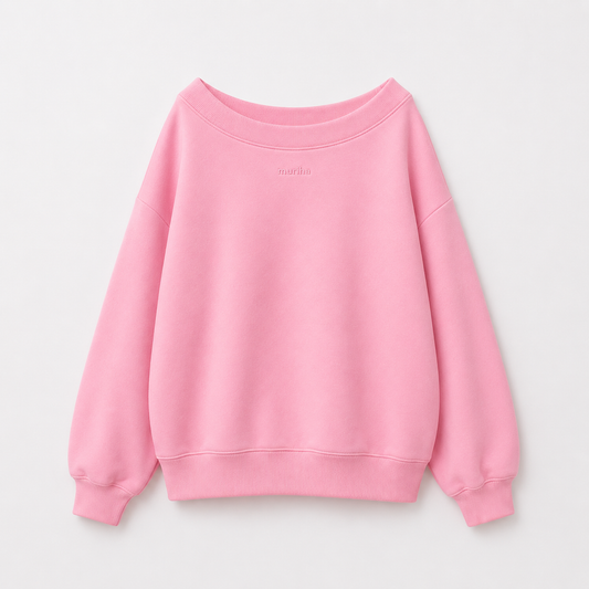 OFF-SHOULDER SWEATSHIRT AZY